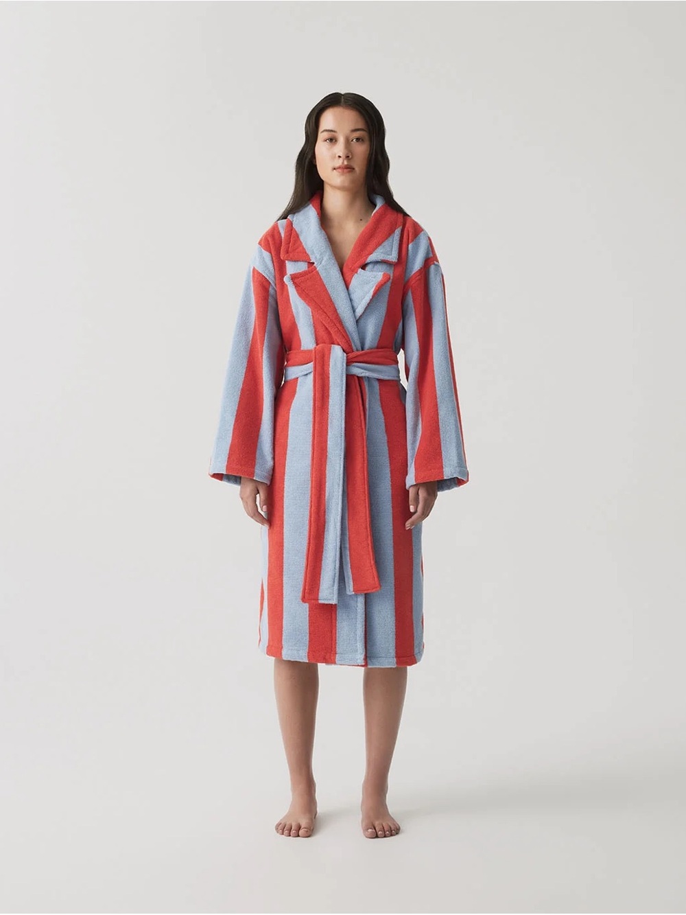 Hommey Robe in Picnic Stripes